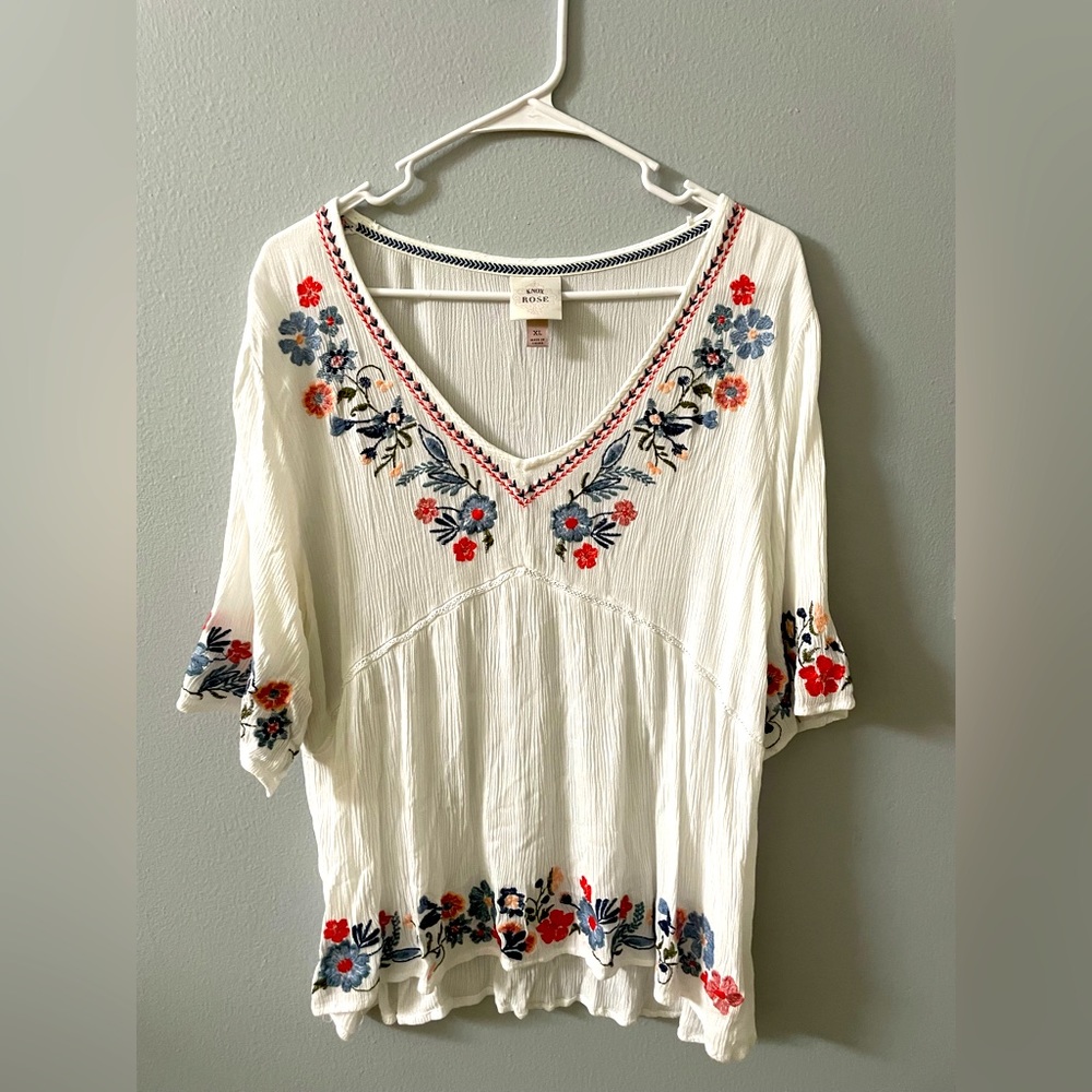 Boho flowy top